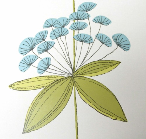 WALLPAPER ROLL Blue Green Cream FLORAL Contemporary SPONGEABLE Feature | SYLVIE - Picture 8 of 9