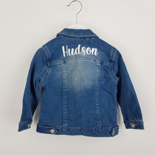 Just Jeans Baby Boy 18-24 Mths Size 2 Blue Denim Jacket Brand New Tags HUDSON - Bild 6 von 10