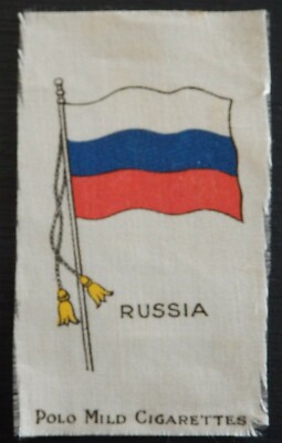 RUSSLAND Flaggen 1910 Murray & Söhne Polo milde SEIDE