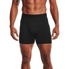 Under Armour Men's Tech Mesh 6-Inch Boxerjock 2-Pack Black Small Breathable