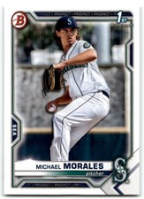 2021 BOWMAN DRAFT MICHAEL MORALES SEATTLE MARINERS #BD-160