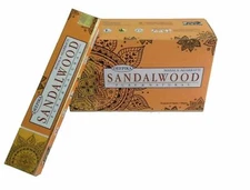 Deepika Sandalwood Incense Sticks Natural Fragrance Masala AGARBATTI 15gX12 Pack