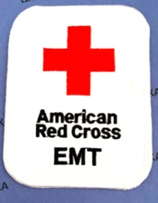 AMERICAN RED CROSS EMERGENCY MEDICAL TECHNICIAN (EMT) PATCH (FD6)