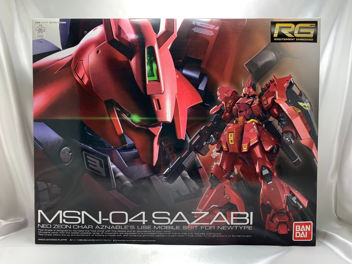 RG Gundam 1/144 MSN-04 Sazabi Shar's Mobile Suit for Newtype