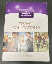 Crown Collection 2 DVD 3-Disc Set Makeover Remember Sunday Christ Holly Hallmark