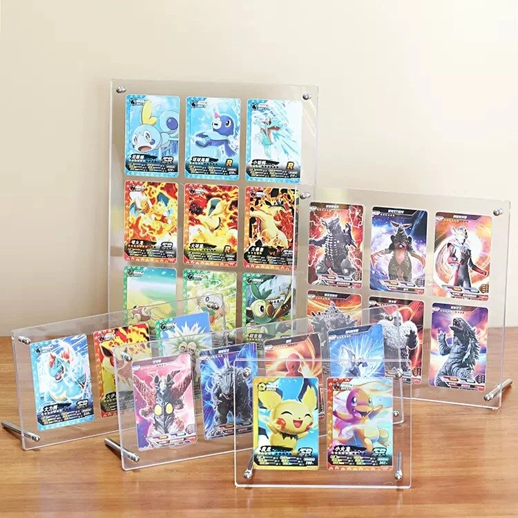 Clear Acrylic TCG Trading Card Display Stand Fits PTCG Sports Pokemon Yu-Gi-Oh - Image 4 of 4