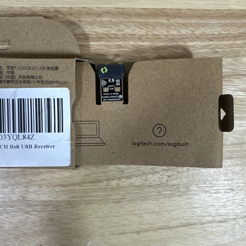 New Logitech - Logi Bolt USB Receiver - Black - Image 2 of 2