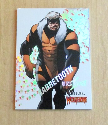 2023 2024 Marvel Fleer Ultra Wolverine Ultrabilities insert SABRETOOTH UB #2