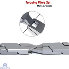 Orthodontic Male & Female Torquing Pliers Arch Wires Braces Wire Bending Pliers