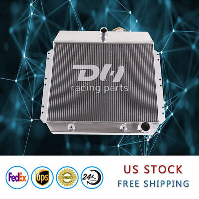 4Row All Aluminum Radiator For 1960-61-62 Chevy C/K10 20 C30 Pickup Panel CC6062