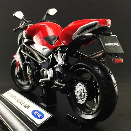 MV AGUSTA BRUTALE 990R Die-Cast Motorcycle Model Toy Collection Welly 1:18 Scale - Picture 5 of 12
