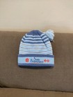 SNCO Boys' Blue/White 100% Acrylic San Francisco Beanie, one size — photo 2