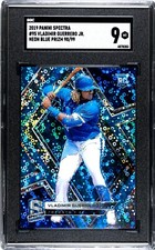 2019 Panini Spectra #95 Vladimir Guerrero Jr. NEON BLUE PRIZM /99 SGC 9 RC