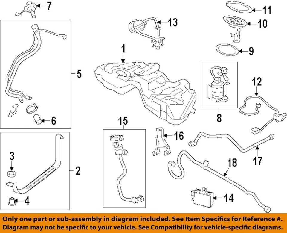 Used Fuel Pump Control Module fits: 2012 Bmw 650I Fuel Pump under RH rear seat G Foto 3 de 4