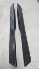 EZGO Golf Cart Part Diamond Plate Rocker Panel covers Pair 2014 -18 TXT BLACK