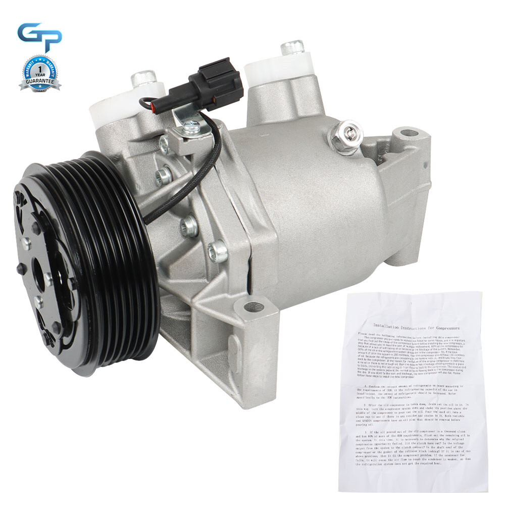 A/C Air Conditioner Compressor w/Clutch 2014-2017 For Nissan Versa 1.6L ...