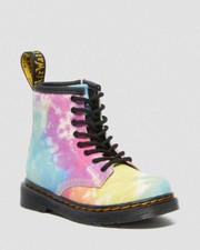 DR. MARTENS TODDLER 1460 TIE DYE LACE UP BOOTS