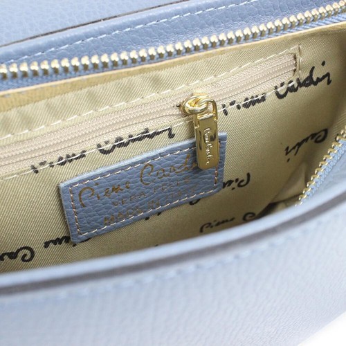 Borsetta donna Pierre Cardin borsa in vera pelle dollaro firmata made in Italy - Foto 26 di 28