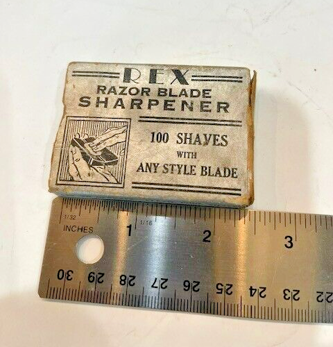 Vintage REX Razor Blade Sharpening Wet Stone! | eBay