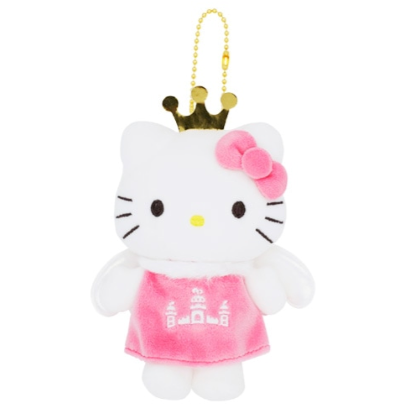 Sanrio Hello Kitty Plush Keychain Crown Angel Limited Edition from Japan Harmonyland