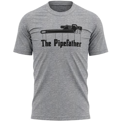 Mens The Pipefather T Shirt shirt Funny Birthday Him tools pipes funny plumbe... - Picture 9 of 11