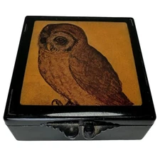 Vintage OWL Plastic Nesting Box Set Of 5