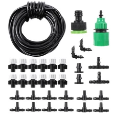 1 Set Fog Nozzles irrigation system Portable Misting Automatic Watering 20m Gard