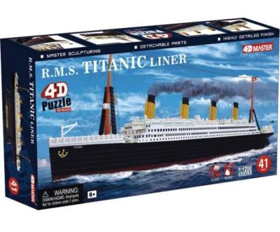 4D MASTER 1:1200 SHIP KIT R.M.S. TITANIC INTERLOCKING MOUNT 41 PARTS 26361