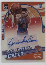 2021-22 Panini Donruss Optic Signature Series Holo Prizm Jericho Sims Auto 1bi0
