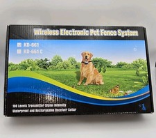 Wireless Electronic Pet Fence System KD-661 Waterproof Rechargeable I collar
