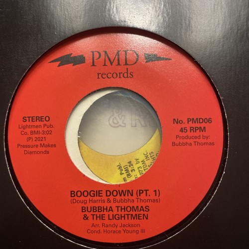 Bubbha Thomas & The Lightmen Plus One - Boogie Down (7")