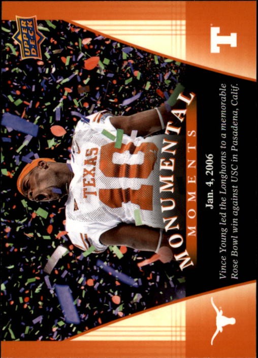 2011 Upper Deck Texas #95 Vince Young MM - FB