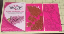 Heartfelt Creations 3D Lush Lilac   Shaping Mold HCFBI-466, Stamps & Dies