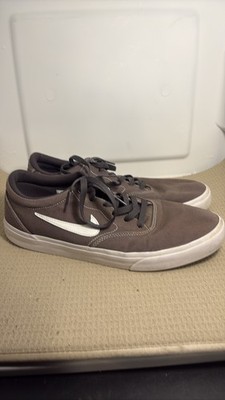Nike SB Charge Canvas Skate Shoes Brown White Mens Sz 11.5