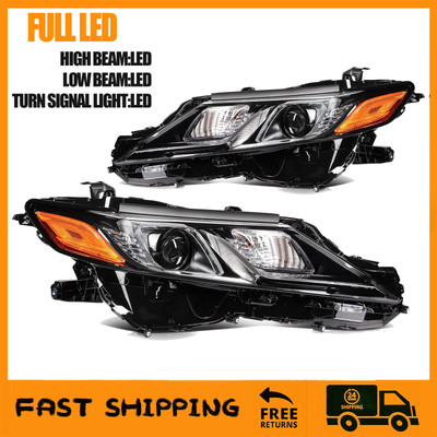 For 2018-2024 Toyota Camry L SE LE Full LED Headlights  Headlamps LEFT RIGHT