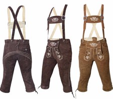 Lederhose Herren Kurz - Echtleder Trachtenhose Für Oktoberfest