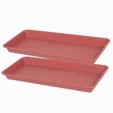 Rectangle Plant Tray Drip Pot Saucers Germination Trays