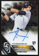 2016 Topps Baseball Chrome Travis Jankowski Rookie Autographs #RA-TJ RC Auto