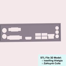 Colorful H110 IO Backplate, 3D Printed Shield