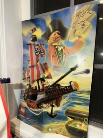 Lego 7075 Pirates Captain Redbeard's Pirate Ship 100% Complete w Instructions,