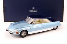 1:18 NOREV Citroen DS 21 Le Leman 1968 Diecast Car Light & Dark Blue