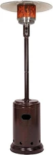 46,000 BTU Outdoor Propane Patio Heater with Wheels, Commercial & Residential, H