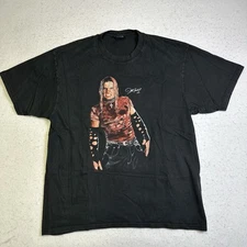 Vintage Jeff Hardy Glow Xpand Your Imagination Wrestling T-Shirt 90s WWF WWE L