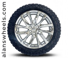 4 Cadillac Escalade Chrome Factory Oem 22 Wheels Rims Predator Tires 84453003 4 Cadillac Escalade Chrome Factory Oem 22 Wheels Rims Predator Tires 84453003
