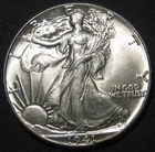 GEM BU 1941 WALKING LIBERTY SILVER HALF UNCIRCULATED WITH LUSTER!!!