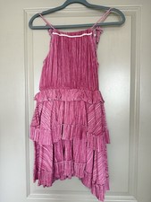 &merci Boho Pink Ruffle Dress