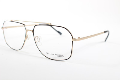 William Morris Brille LN 50089M Damen Grau/Schwarz Vollrand Metallgestell