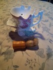Antique Shaving Scuttle Mug Fish Shell Thin Porcelain Victorian -unmarked — photo 7