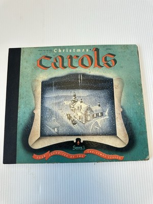 Christmas Carols Sonora Choristers Vintage 78 RPM Shellac Record Album MS-473
