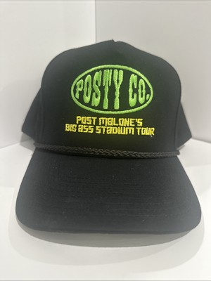 Post Malone s Big Ass Stadium Tour Posts Co.  Hat Brand New